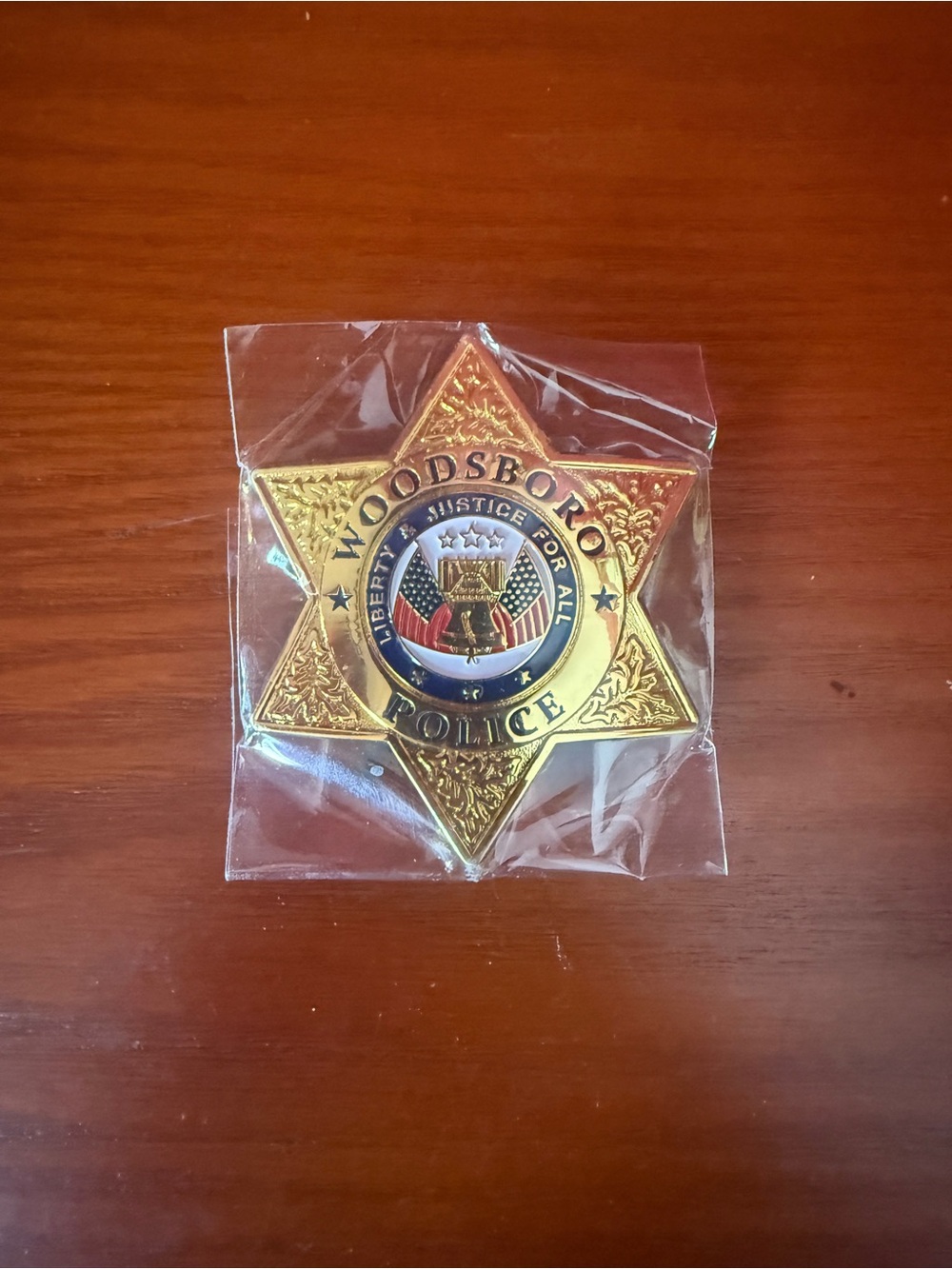 Scream Woodsboro Police Star Badge Pin